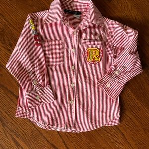 Rocawear Red stripe long sleeve shirt